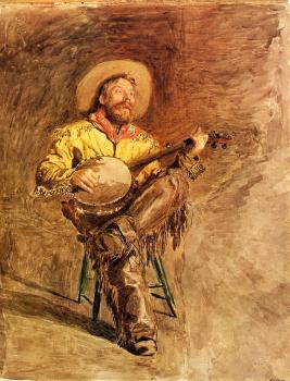 Thomas Eakins : Cowboy Singing